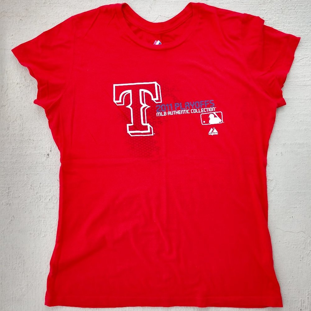 Texas Rangers 2011 MLB Playoff Baseball Shirt